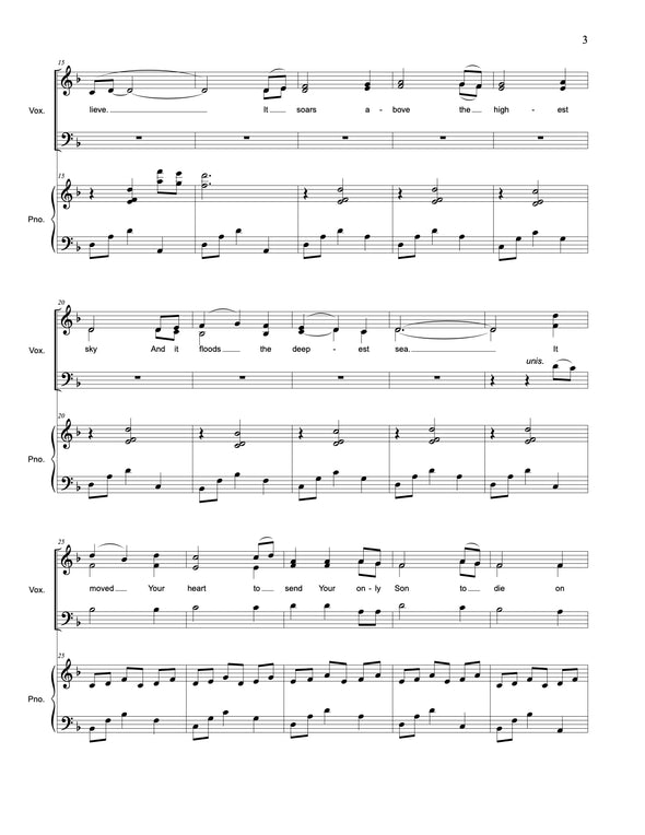 More Love (SATB or ST Duet)